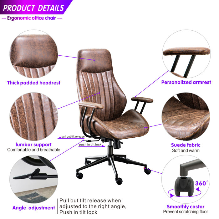 Williston forge albaugh executive chair upholstery stores Clearance